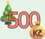 Do 500 Kč k Vánocům