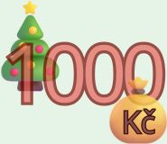 Do 1000 Kč k Vánocům