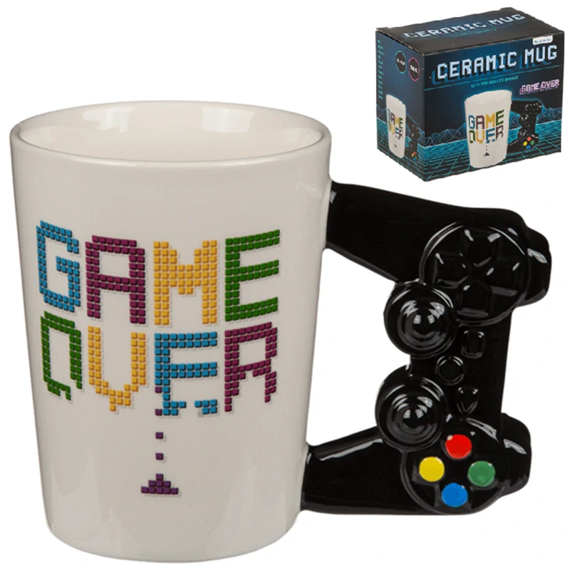 Originální hrnek pro hráče 350ml GAME OVER - Gamepad