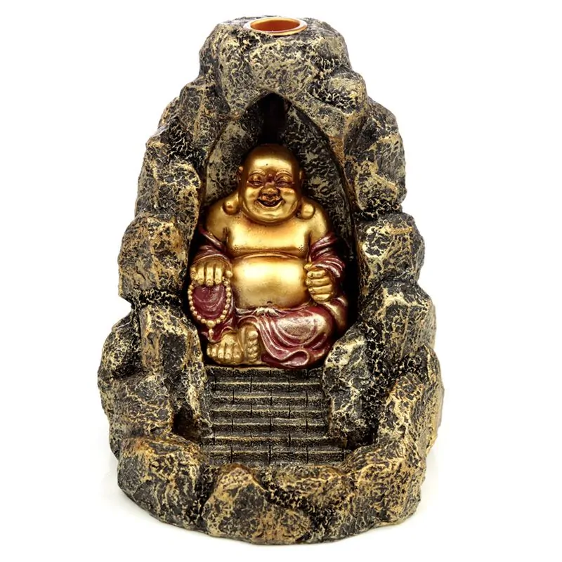 Buddhův vodopád s tekoucím dýmem – Veselý Buddha