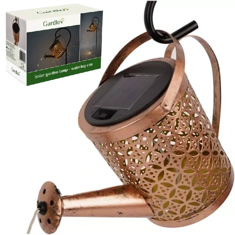 Solární zahradní lampa Konvička GARDLOV 23846 - efekt tekoucí vody