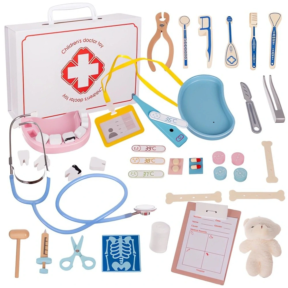 Doktorský kufřík pro děti s příslušenstvím Little Doctor Kruzzel XXL - 25115