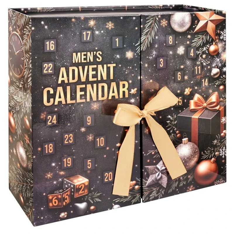 Adventní kalendář pro muže – 24 dárků a drobností v krabičkách