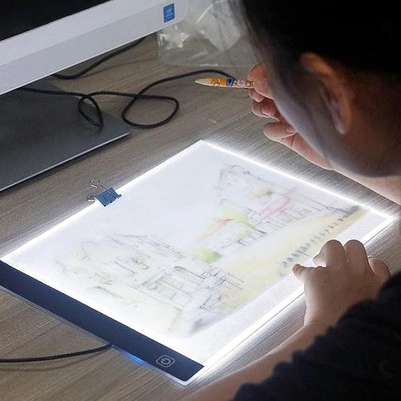 Podsvícená LED tabulka na obkreslování - 33x23cm 