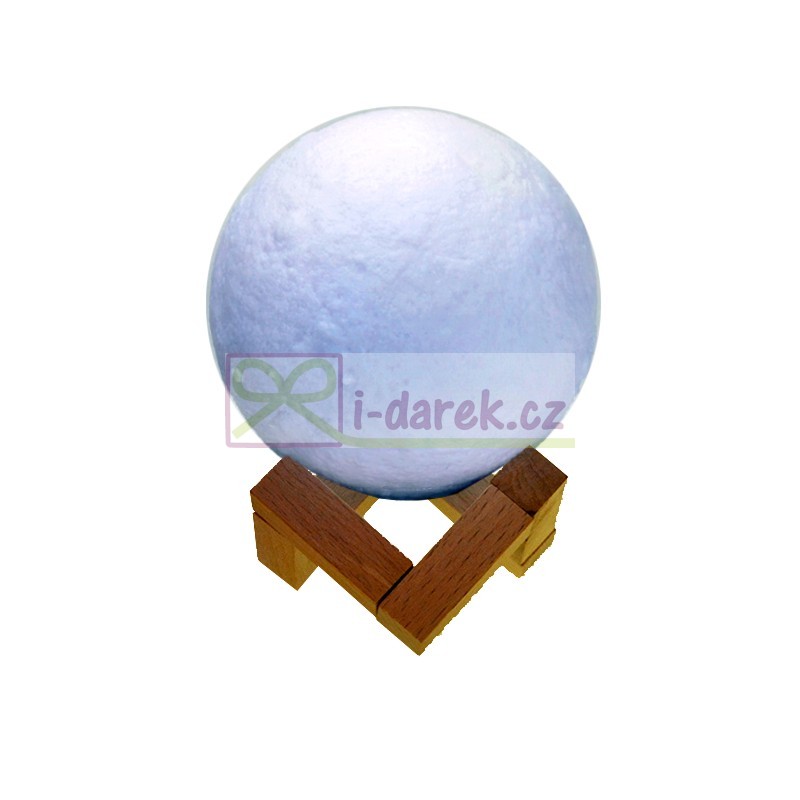 Lampička LUNA 10cm - svítící Měsíc