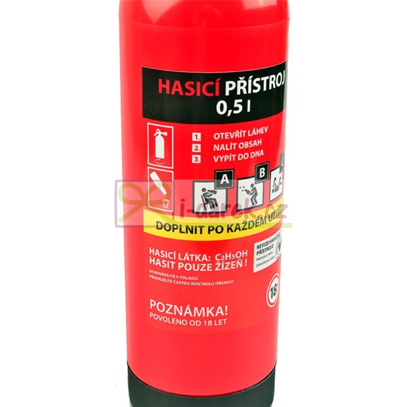 Schovka na láhev - HASÍCÍ PŘÍSTROJ