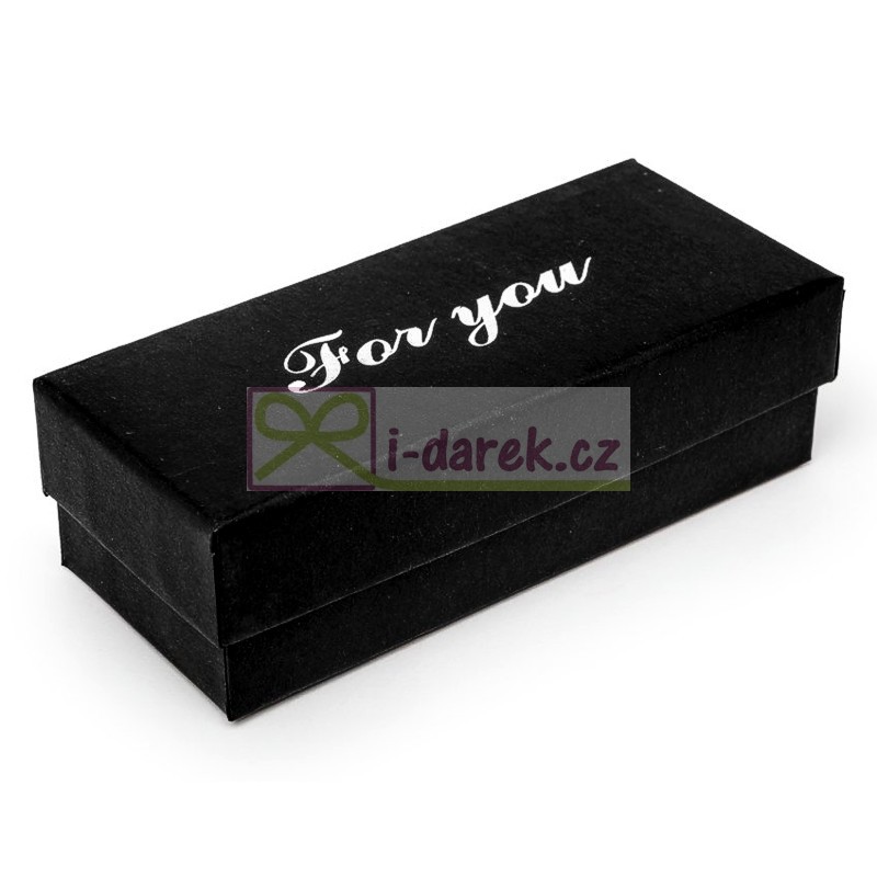 Dárková krabička FOR YOU - černá