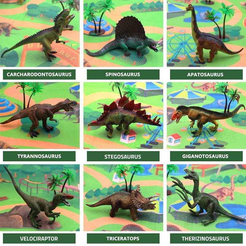Dinosauří svět s hrací podložkou a figurkami