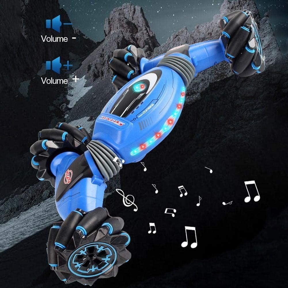 Velké RC auto 360° ovládané pohybem ruky nebo ovladačem – modré