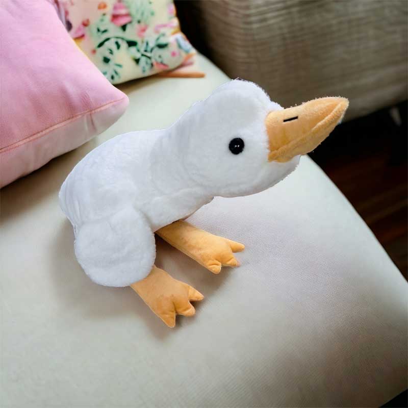Polštář pro farmáře 70cm – plyšová husa