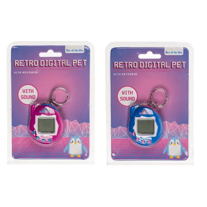 Přívěšek na klíče - Mini retro hra zvířátko Tamagotchi