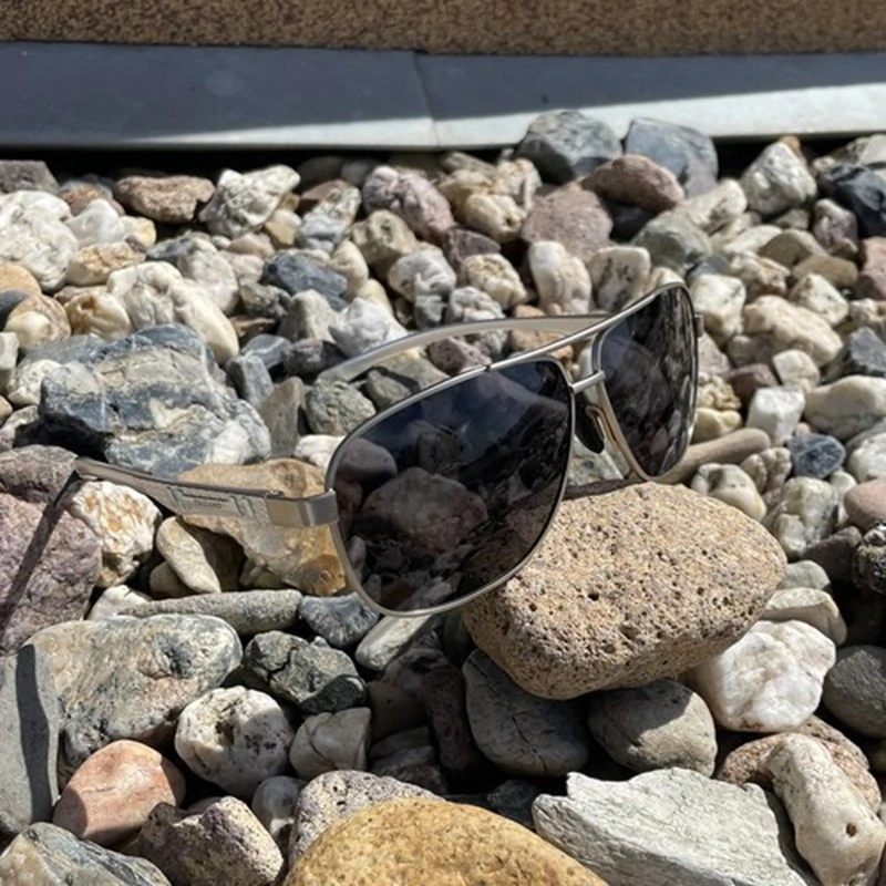 Polarizační sluneční brýle UV 400 Trizand - stříbrné