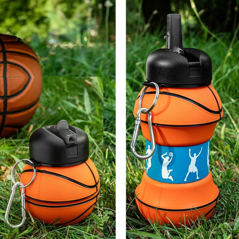 Skládací láhev 0,55 l - Basketbalový míč