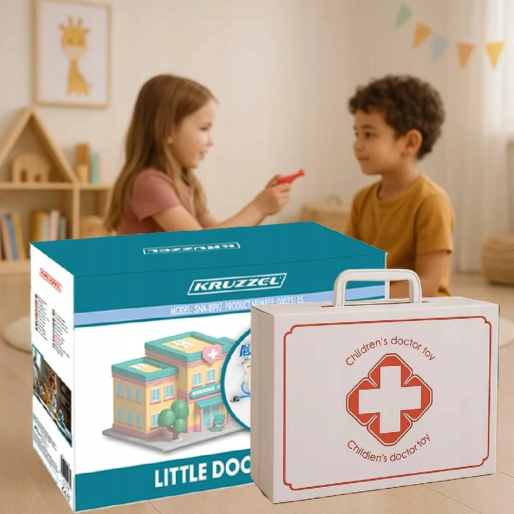 Doktorský kufřík pro děti s příslušenstvím Little Doctor Kruzzel XXL - 25115