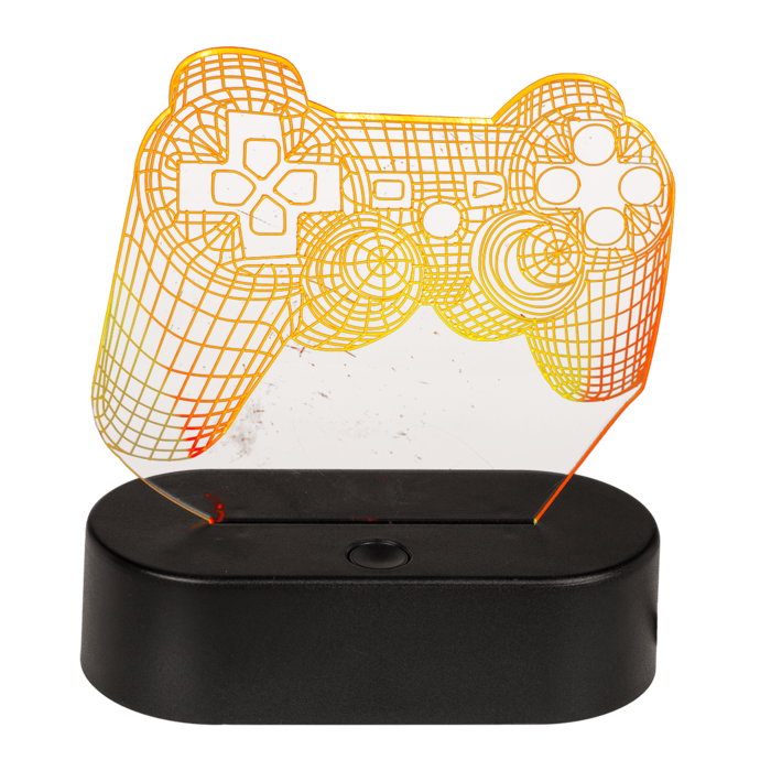 USB lampička s 3D iluzí pro hráče - Gamepad (Game Controller)