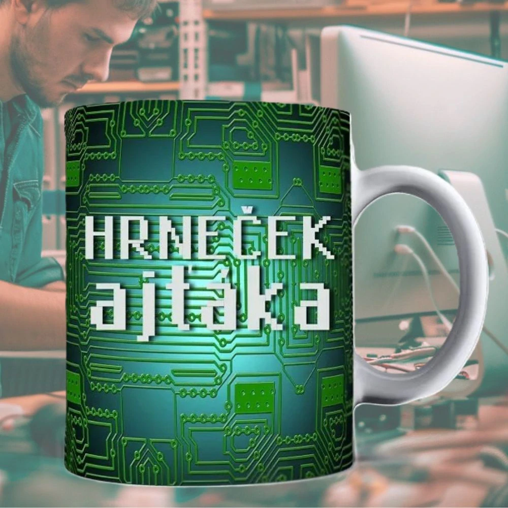 Dárkový hrnek pro ajťáka 320 ml – Motherboard