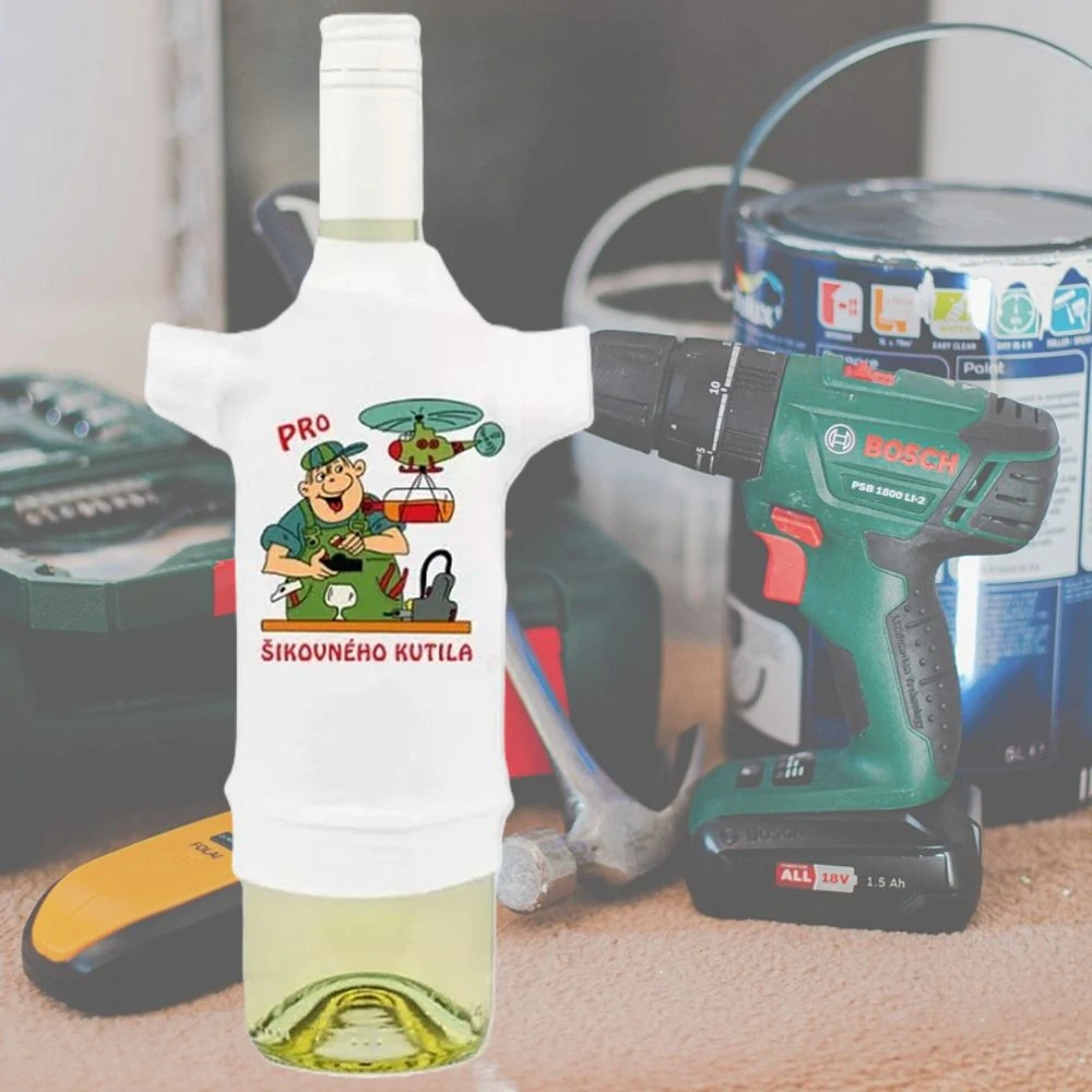 Tričko na láhev pro kutila – Šikovný kutil