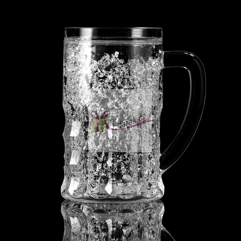 Velký chladící půllitr na pivo - 600ml