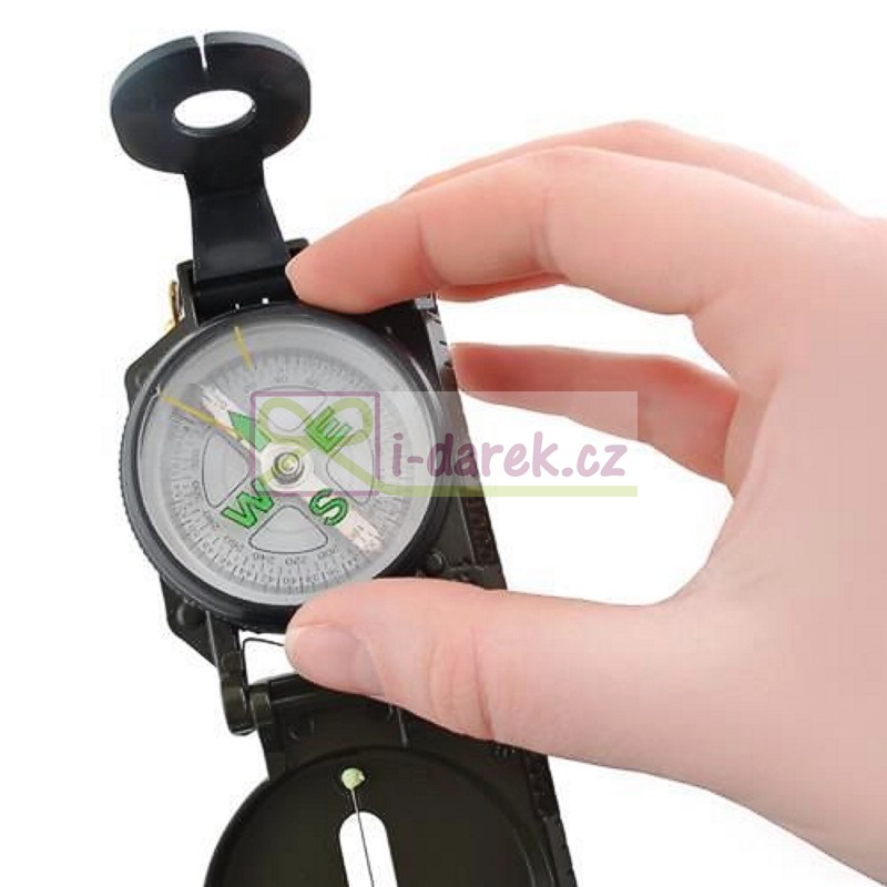 Skládací turistická buzola s poutkem