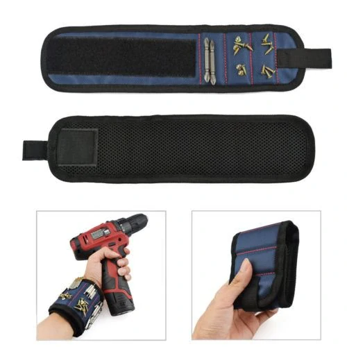 Magnetický náramek pro kutily 3 magnety