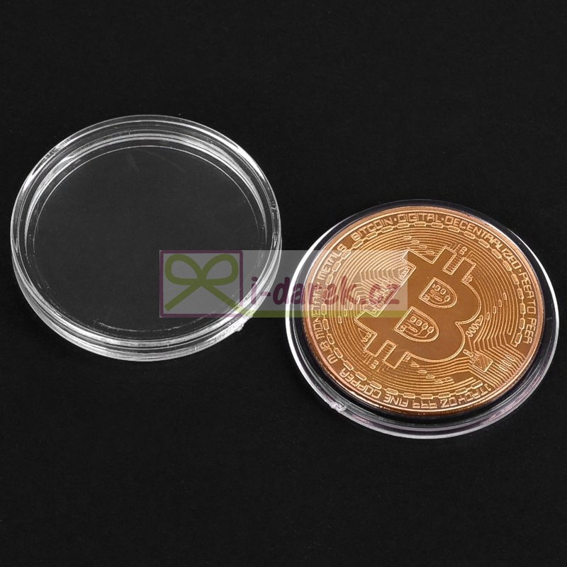 Bitcoin BTL mince 4cm - měděná