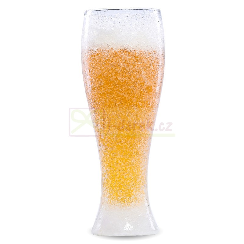 Velký chladící pohár na pivo 650ml - gelový