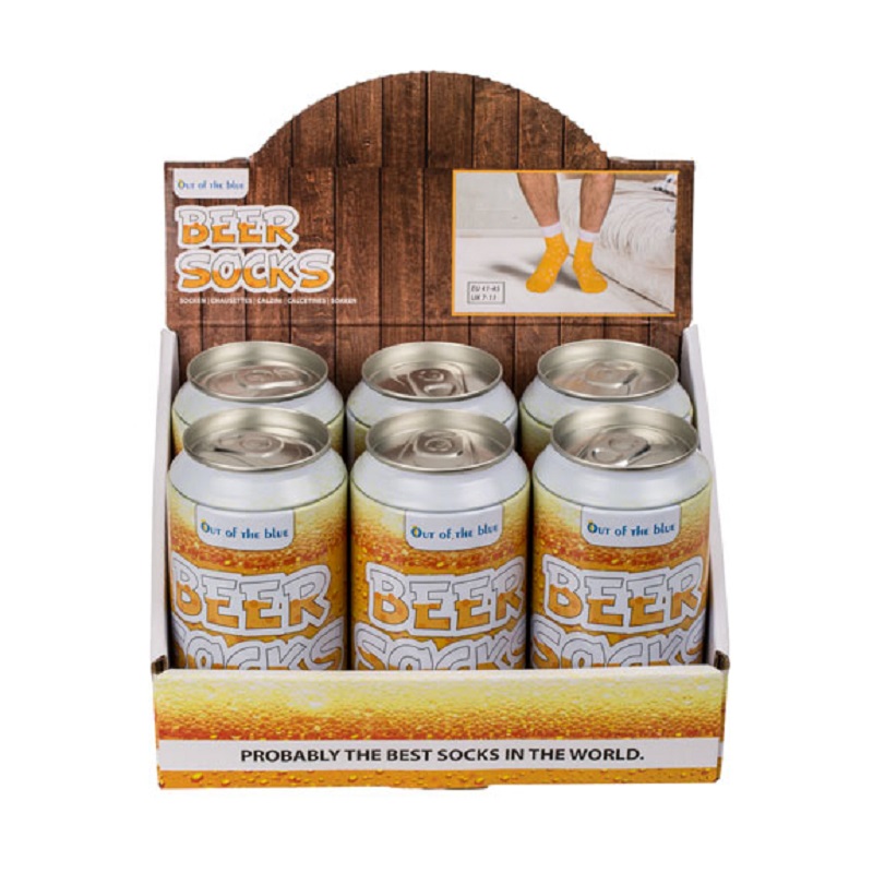 Pivní ponožky v plechovce - vel. 41-45