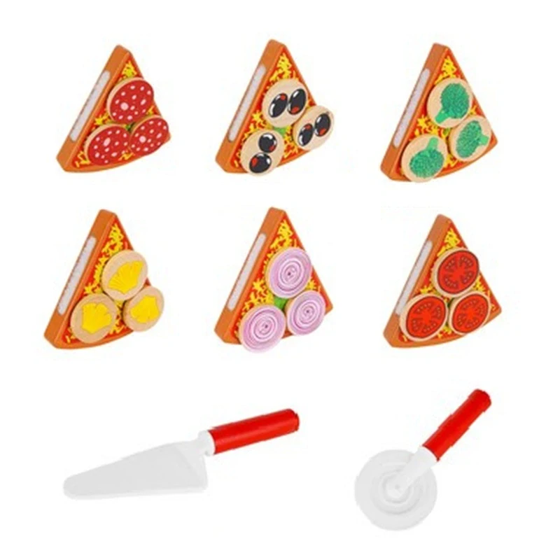 Dřevěná pizza 27 dílů – 22471