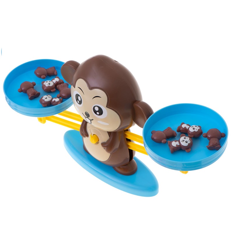 Matematika hrou počítáním opiček - opičí váha