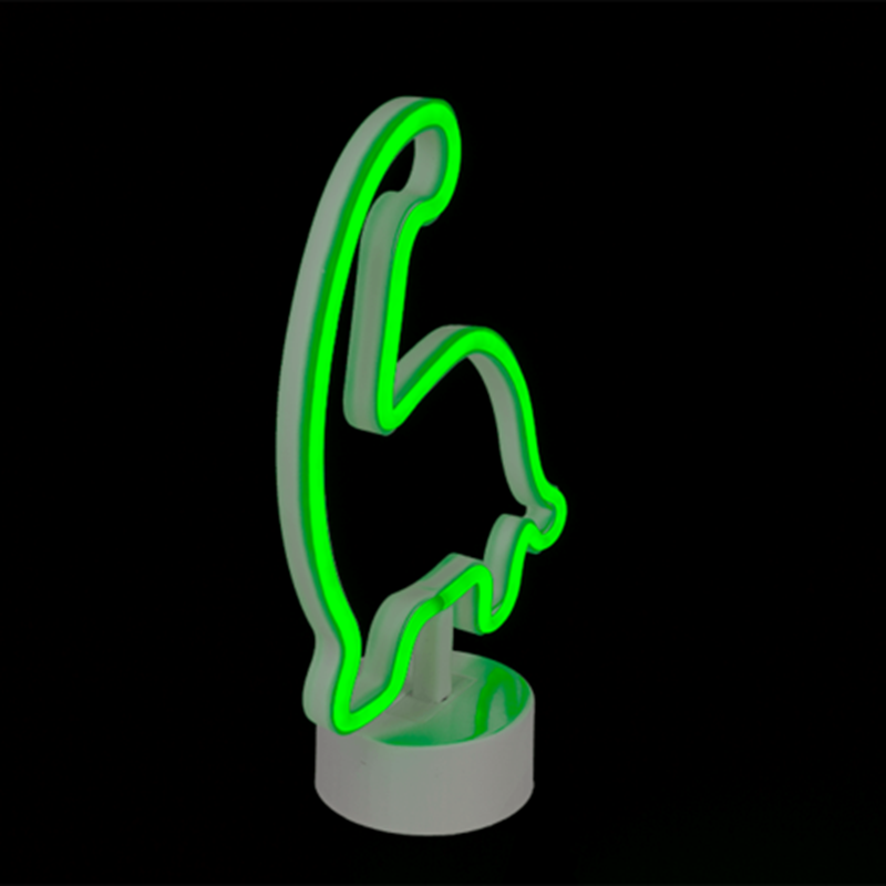 Neonová lampa na podstavci 27cm – Dinosaurus