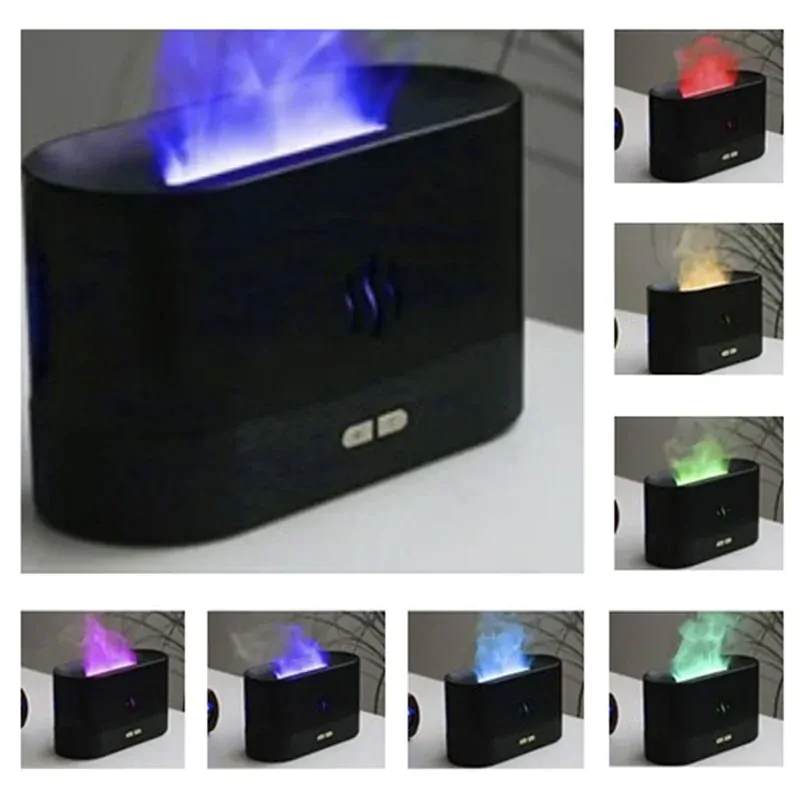 USB zvlhčovač vzduchu 180ml s difuzérem 22542 – Ohnivý efekt