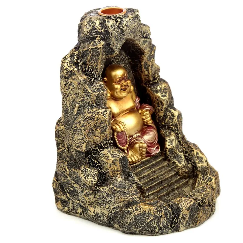 Buddhův vodopád s tekoucím dýmem – Veselý Buddha