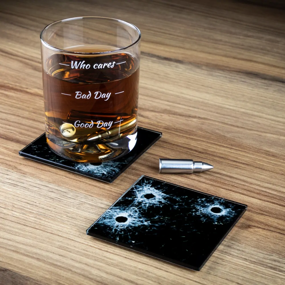 Whisky set v pouzdře pro hudebníky - placatka a skleničky s příslušenstvím
