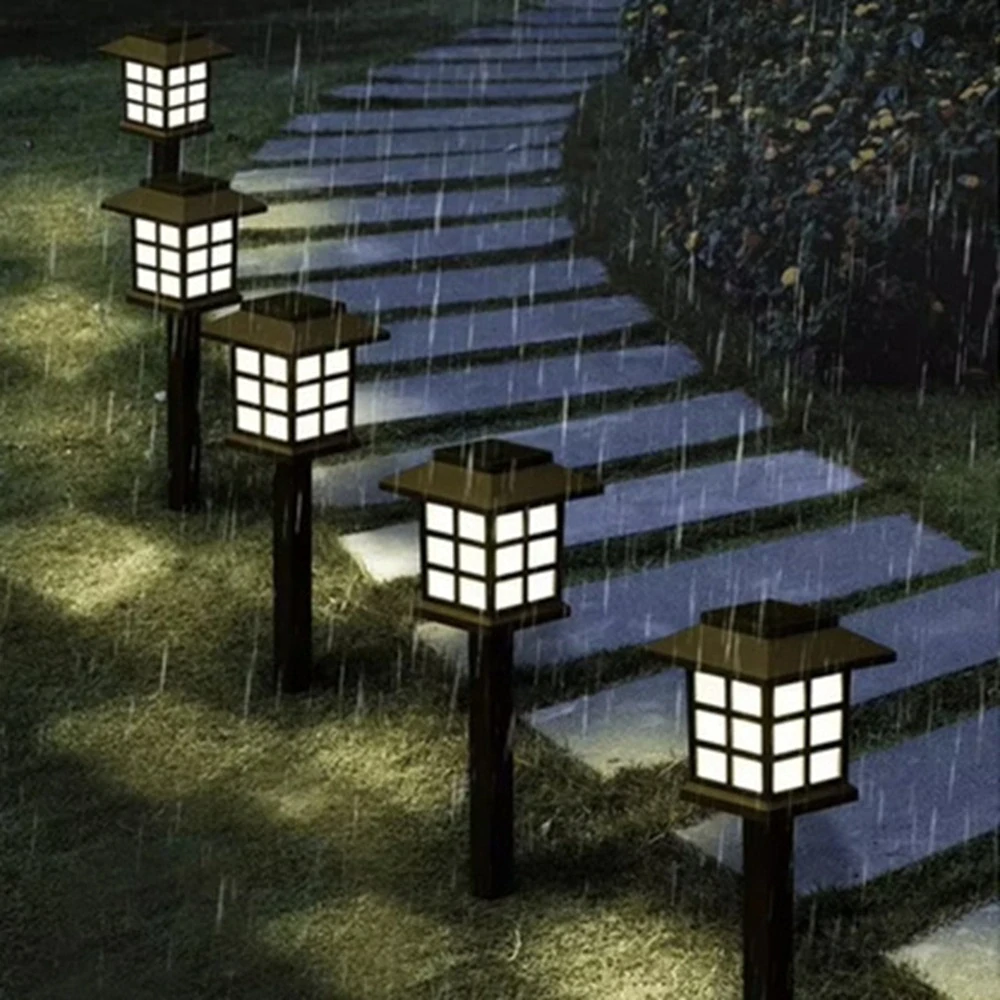 Sada 6 solárních zahradních lamp 25421 - Japonský nádech