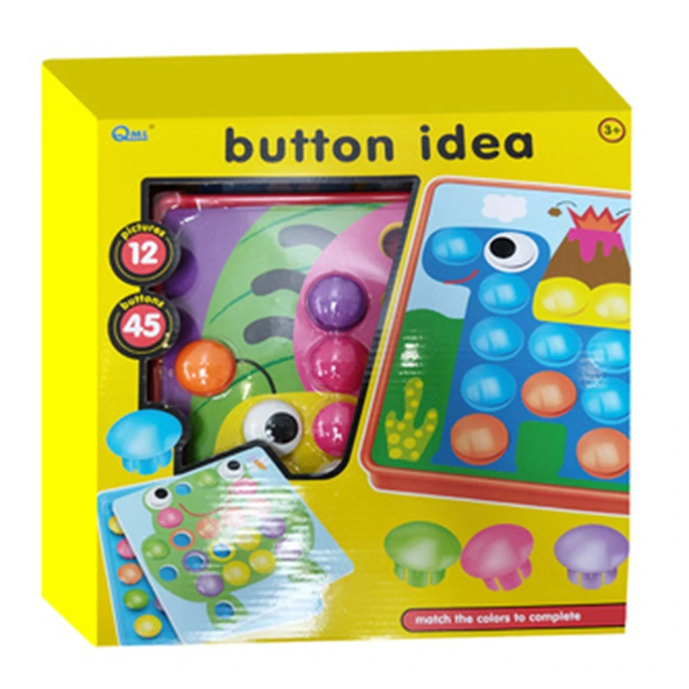 Vzdělávací hra s barvami, mozaikové kolíčky a obrázky - 26107