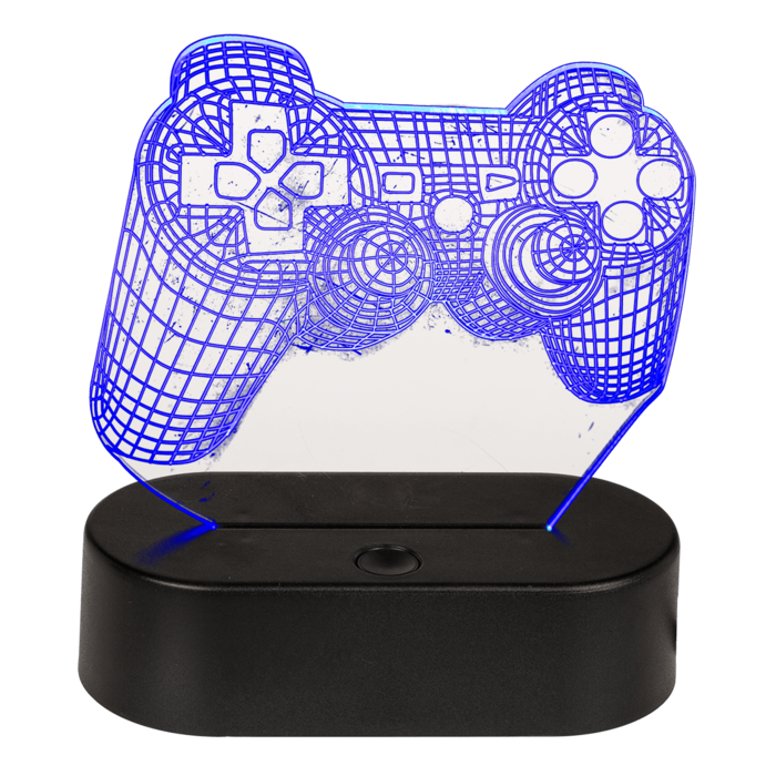 USB lampička s 3D iluzí pro hráče - Gamepad (Game Controller)