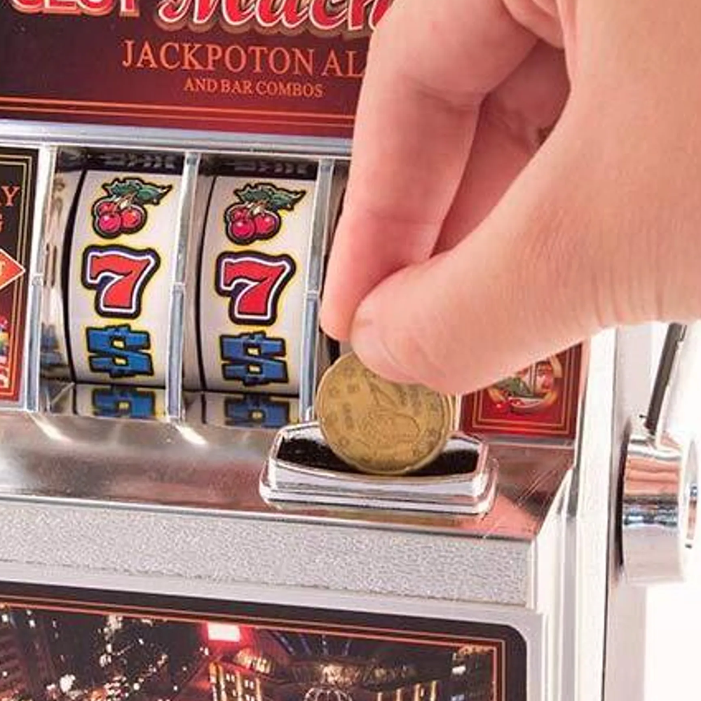 Kasička herní automat s LED a zvukem – Sparautomat Jackpot