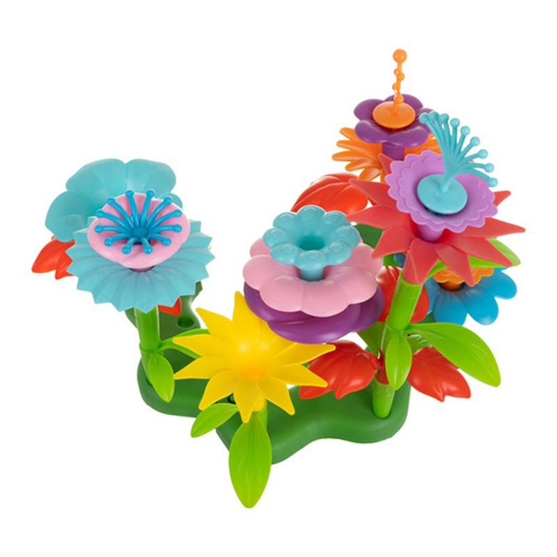 Stavebnice 3D bloky 139 dílků 26331 – Květinová zahrada