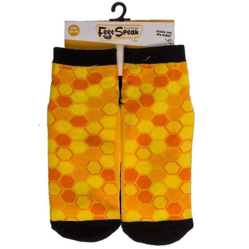 Protiskluzové ponožky Bee Happy – dárek pro včelaře a milovníky přírody