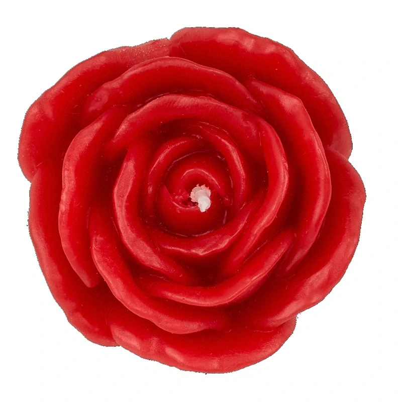 Svíčky ve tvaru červené růže, sada 3 ks – romantický dárek pro ženu