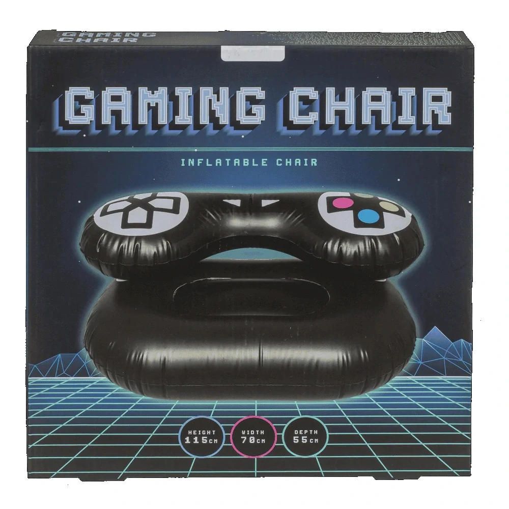 Nafukovací herní křeslo Gamepad – originální dárek pro hráče