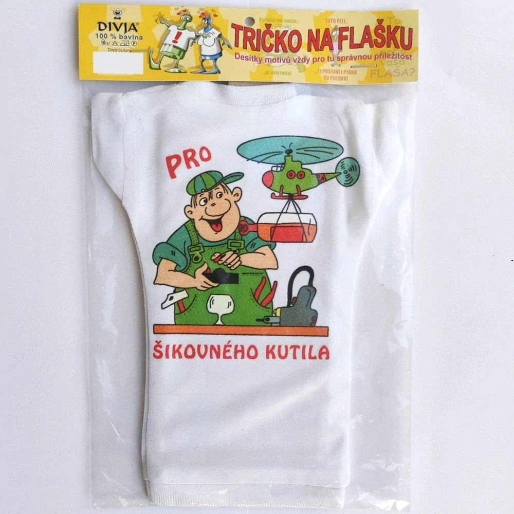 Tričko na láhev pro kutila – Šikovný kutil