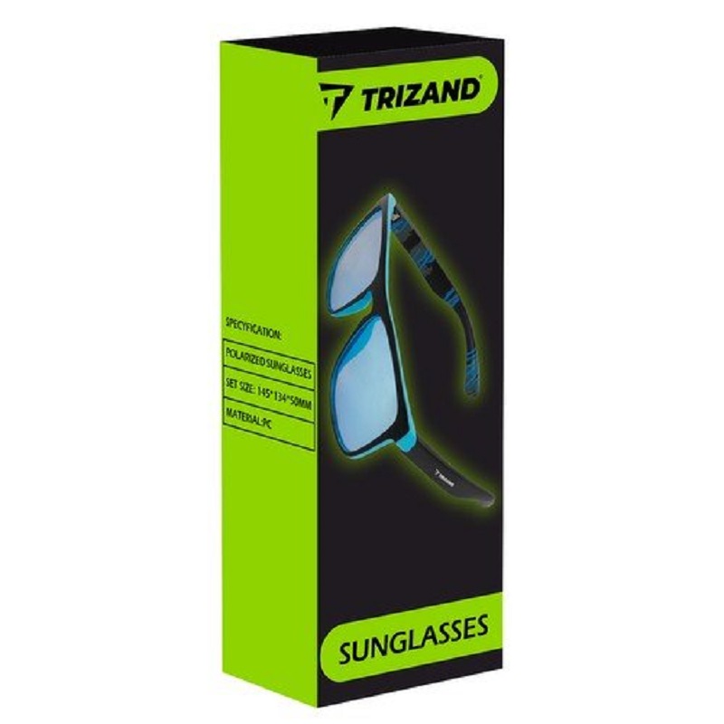 Sportovní sluneční brýle UV 400 černo-modré - Trizand