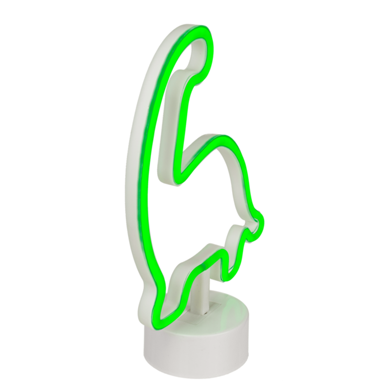 Neonová lampa na podstavci 27cm – Dinosaurus