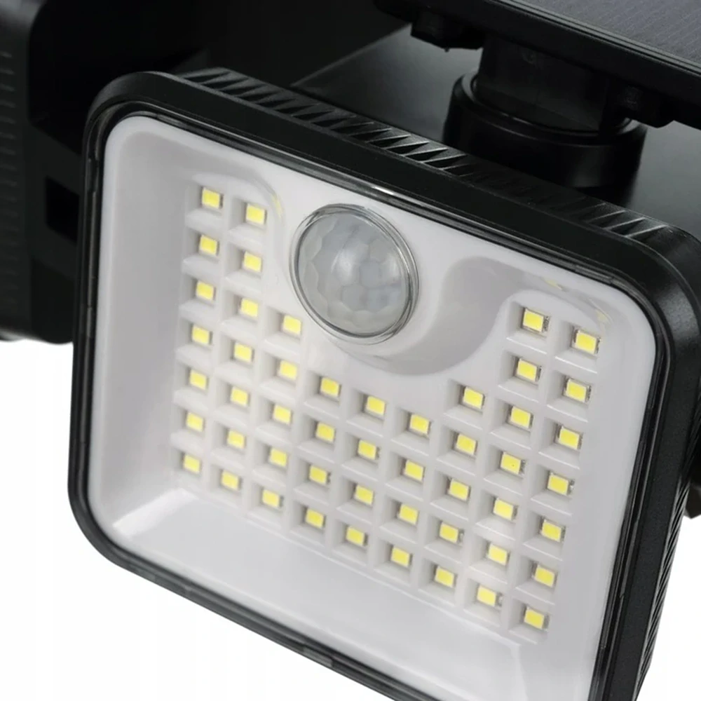 Solární výkonné venkovní osvětlení 180 LED lampa se senzorem pohybu - 24889