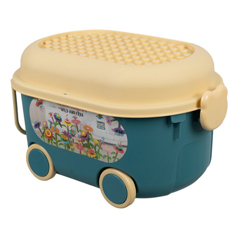 Stavebnice 3D bloky 139 dílků 26331 – Květinová zahrada