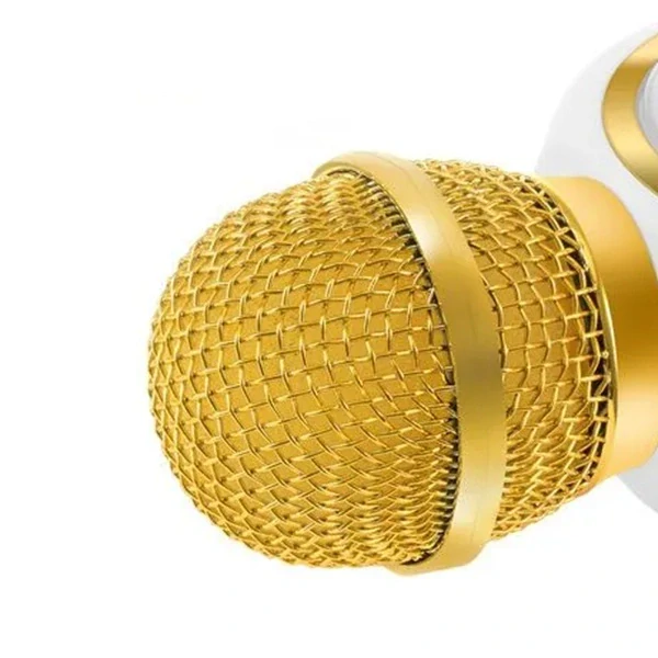 Bezdrátový karaoke mikrofon pro děti s reproduktorem – bílý, Bluetooth