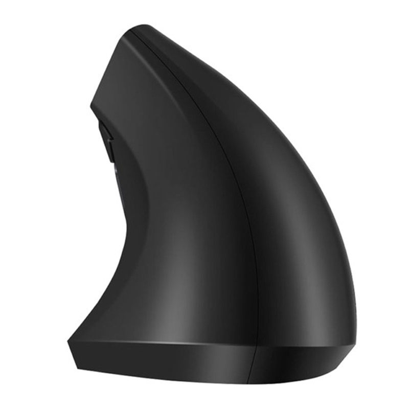 Ergonomická vertikální bezdrátová 2,4 GHz myš – černá