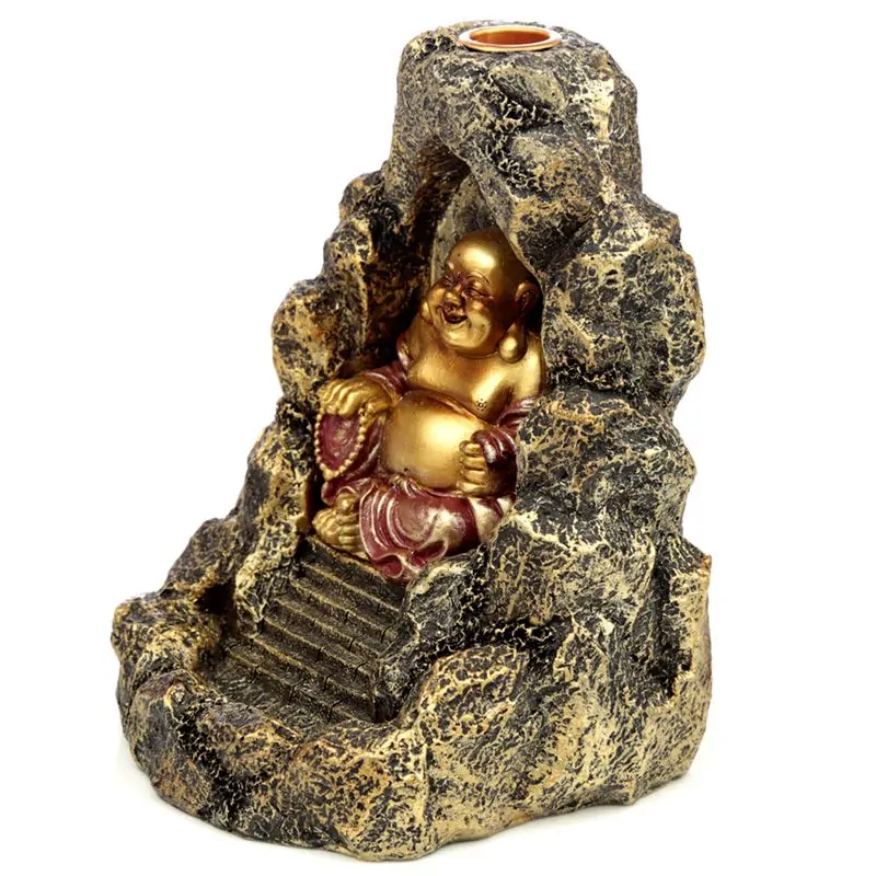 Buddhův vodopád s tekoucím dýmem – Veselý Buddha