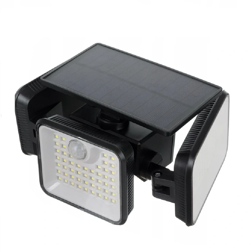 Solární výkonné venkovní osvětlení 180 LED lampa se senzorem pohybu - 24889